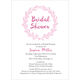 Pink Bridal Shower Wreath Invitations Image 3 of 6